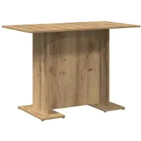 vidaXL Esstisch Artisan-Eiche 110x60x75 cm Holzwerkstoff