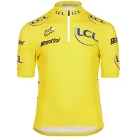 Santini Tour De France Gpm Leader Kurzarm-radtrikot Gelb 13 Years Gelb 13 Years