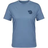 Fjall Raven - Kurzärmeliges T-Shirt - Fox Boxy Logo Tee W Dawn Blue für Damen aus Baumwolle - Größe M - Blau