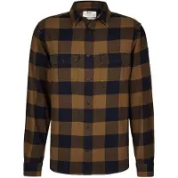 Fjällräven övik Heavy Flannel Shirt M wood brown-dark navy (265-555) M