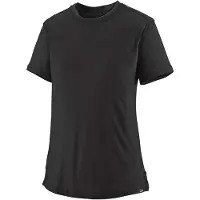 Patagonia - Women's Cap Cool Merino Shirt - Merinoshirt Gr L schwarz