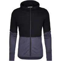 Icebreaker - Merino 200 Realfleece Descender L/S Zip Hoodie - Fleecepullover Gr XXL schwarz