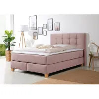 Home affaire 1100000002199 "Moulay", lila (flieder), B:154cm L:211cm, Komplettbetten, 1100000002199, inkl. Topper, in 3 Härtegraden, TFK auch in Härtegrad 4