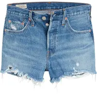 Levi's Damen 501 Original Shorts Denim Shorts,Oxnard Athens Mid Short,26W