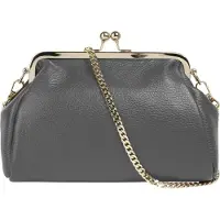 Cluty Abendtasche "Damen echt Leder, Made in Italy" echt Leder, Made in Italy