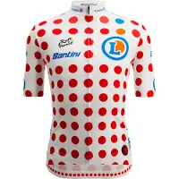 Santini Tour De France Polka Dot 2025 Kurzarm-radtrikot