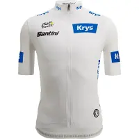 Santini Tour De France White 2025 Kurzarm-radtrikot