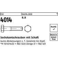 Reyher ISO 4014 - Stahl 8.8 blank - M 22x90 - Sechskantschrauben mit Schaft