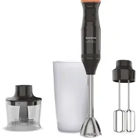 Taurus BAPI 1200 Rocket Stabmixer 1200W 20 Stufen Turbo Edelstahl Schwarz