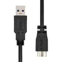 ProXtend USB3AMB-0005, 0,5 m, USB A, Micro-USB B, USB 3.2 Gen 1 (3.1 Gen 1), 5 Gbit/s, Schwarz