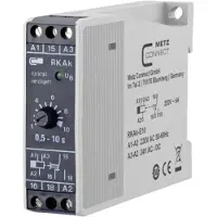 BTR NETCOM BTR 110304412003 Zeitrelais 230V AC/24V AC/DC RKAk-E10 grün 0,5-10s 1W 250V/6A - 2 Stück