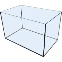 Gebr. De Boon Markenloses Aquarium mit schwarzem Kit