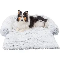 Trixie Polster-Schondecke Harvey, Polster-Haustier-Bett, Drinnen, Hund, Grau, Rechteckig, Einfarbig