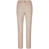 Goldner Elegante Hose LOUISA mit Muster in bunt / gemustert | Gr.: 44