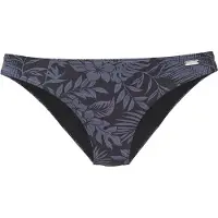 Venice beach Bikini-Hose "Moloka", Damen, Gr. 38, N-Gr, schwarz (schwarz bedruckt), Recycling-Polyamid, bedruckt, Badehosen Bikini-Hose, mit tropischem Print
