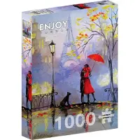 Enjoy Puzzle ENJOY-1832 - Rainy Day in Paris, Puzzle , 1000 Teile