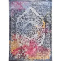 Gino Falcone Teppich "Cosima-118", rechteckig, 3 mm Höhe, gewebter Jaquard-Teppich, mit Chenillegarn, moderne Orient-Optik