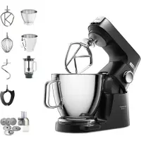Kenwood Küchenmaschine Titanium Chef Baker XL KVL85.004BK, m. Zub. Gratis Wert UVP 319,-" Gratis: Mixaufsatz KAH359GL+Schnitzelwerk AT340