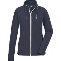 Killtec Strickjacke "KOS 24 WMN FLX JCKT" Damenjacke mit Comfort-Stretch und Kinnschutz, seitliche Taschen