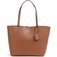 Ralph Lauren für Damen. 431795329002 Reversible Tote Medium braun reversible Tasche -28x40,6x12,7cm (OSFA), Lässig, Polyurethan
