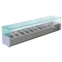Saro Kühlaufsatz - 1/4 GN, Modell VRX 2000/330, Robuster Kühlaufsatz für professionelle Kühlung, 1 Stück