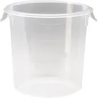 Rubbermaid Runder Vorratsbehälter, 7,6 l, durchsichtig, Inhalt 12