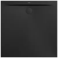 Kaldewei SUPERPLAN ZERO 1516-1, Duschwanne, 80x80cm, 351600010676, Farbe: Schwarz Matt