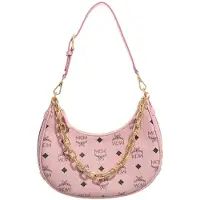 Mcm Umhängetasche für Damen, rosa, aus Leder - UNI