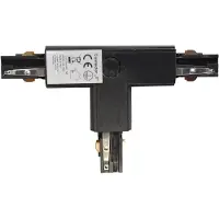 Eko-Light 3-Phasen Stromschienen T-Verbinder Schwarz TRACK