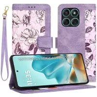 Techsuit - FlipCraft - Motorola Edge 60 Fusion - Mysterious Purple