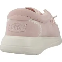 HEY DUDE WENDY COMF SUEDE CROCHET Rosa
