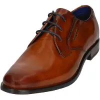 Bugatti Halbschuhe Herren Glattleder BraunGröße:45