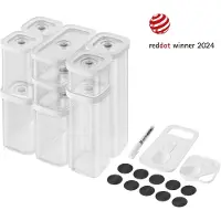 Zwilling Fresh & Save CUBE CUBE Set, S/M / 12-tlg, Transparent-Weiß