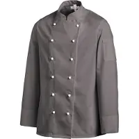Leiber Kochjacke, langarm, unisex, grau 12/8790/12-54 , Größe: 54