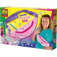 SES Creative Galaxy Fashion Bauchtasche, Bastelset für Kinder, 5 Jahr(e), Mehrfarbig