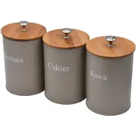 KINGHOFF EssenslagerBrunbeste Küchenbehälter-Set 30733
