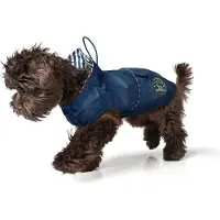 Hunter Hunde-Regenmantel Milford, Größe:75 cm, Farbe:blau