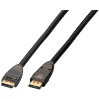 EFB Elektronik DisplayPort 1.4 Anschlusskabel 8K 60Hz A-A St-St, Premium ZDG-gehäuse, 2m, schwarz
