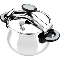BRA A185502, 6 l, Gas, Induktion, Silber, 22 cm, Edelstahl, Bakelit