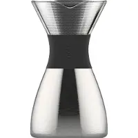 Asobu PourOver, Kaltbrüh-Kaffeemaschine, Schwarz, Silber, Kupfer, Edelstahl, 1 Stück(e)