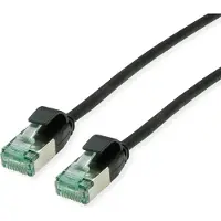 Roline RM U/FTP DataCenter Patchkabel Cat.6A (Class EA), slim, schwarz, 3 m