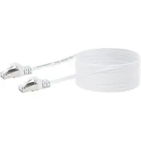 Schwaiger CKF6100 532, 10 m, Cat6, U/FTP (STP), RJ-45, RJ-45, Weiß