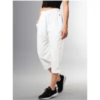 Trigema Jerseyhose "3/4 Freizeithose aus Baumwolle", Damen, Gr. L, US-Größen, weiß, Web, 100% Baumwolle, Basic, Hosen Jerseyhose