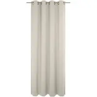 Wirth Vorhang "Sunday" Gr. 1, beige, B:141cm H:145cm, Jacquard, Baumwolle, Polyester, Gardinen, Vorhang, nach Maß