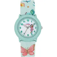Prinzessin Lillifee Quarzuhr , bunt (bunt, weiß, grün, weiß, grün), Armbanduhren, Kinder, mint, Quarzuhr, Armbanduhr, Kinderuhr, Mädchenuhr, ideal auch als Geschenk