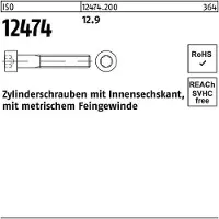 Reyher ISO 12474 - Stahl 12.9 - M 16x1,5x150 - Zylinderschrauben mit Feingewinde
