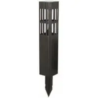 Luxform Gartenleuchte "Solar Florida", schwarz, B:7cm H:3,54cm L:7cm, Leuchten, Gartenleuchte, LED-Gartenleuchte, Solarenergie, warmweiß, aus Aluminium, IP44