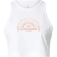 Converse Tanktop "GOOD VIBES TANK TOP", Damen, Gr. S (36), weiß, Obermaterial: 100% Baumwolle, Tops Tanktop, ärmelloses Tanktop, aus Baumwolle