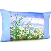 Weckbrodt Kissenhülle "Blumenwiese", (1 St.), Lotus-Effekt, Garten, Blumen, Kissen