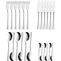 Esmeyer 24-teiliges Besteck Stockh olm, Edelstahl 18/10 (6450000)